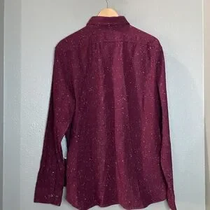 standard fit donegal flannel shirt